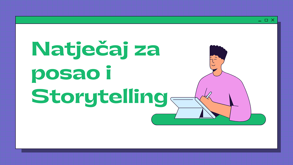 Natječaj za posao i storytelling