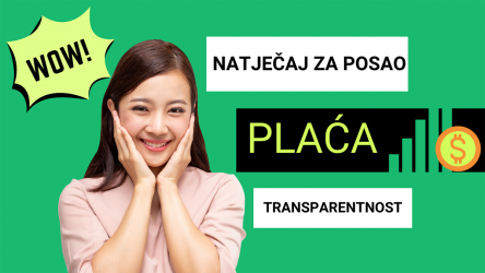 Natječaj za posao, transparentnost plaća