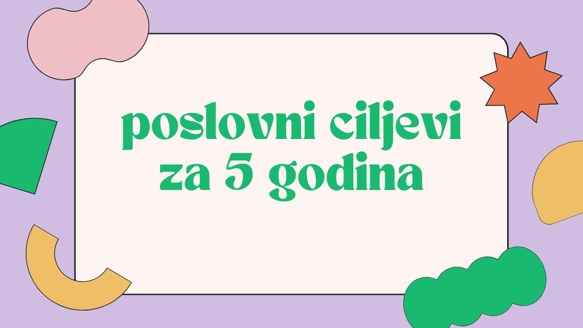 Poslovni ciljevi za 5 godina