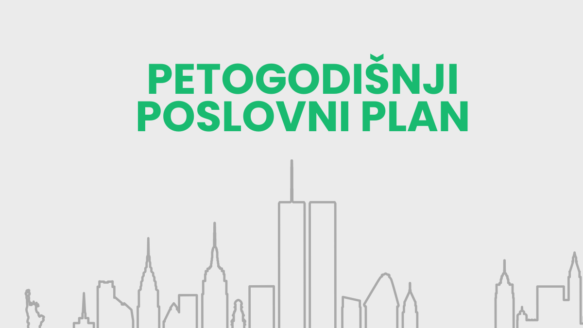 Posao: Napišite petogodišnji plan (uključen predložak)