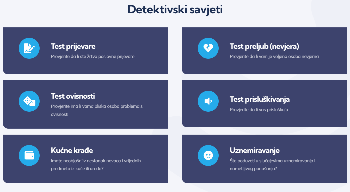 Detektivski savjeti