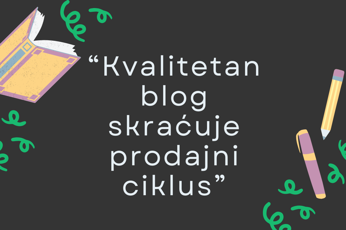 Prodajni ciklus, plaća, blog