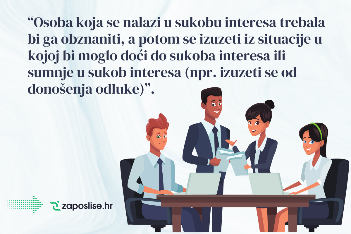 Sukob interesa, posao, donošenje odluka