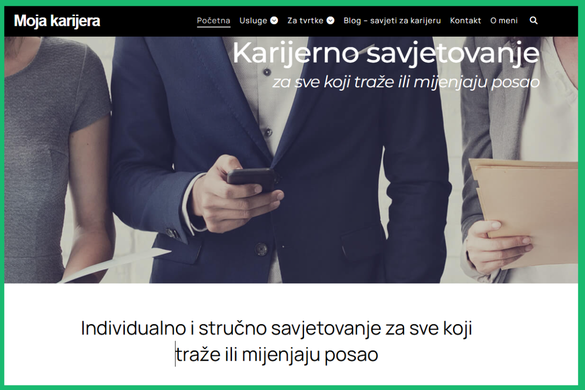 Moja karijera, moj biznis