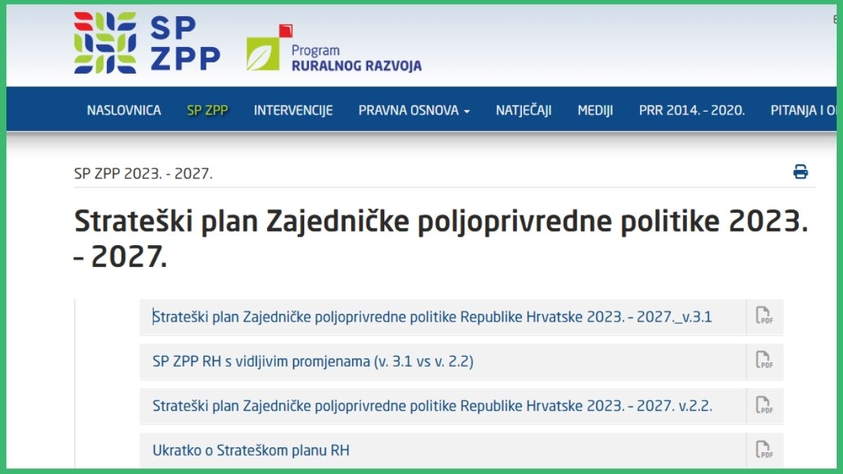 Strateški plan zajedničke poljoprivredne politike