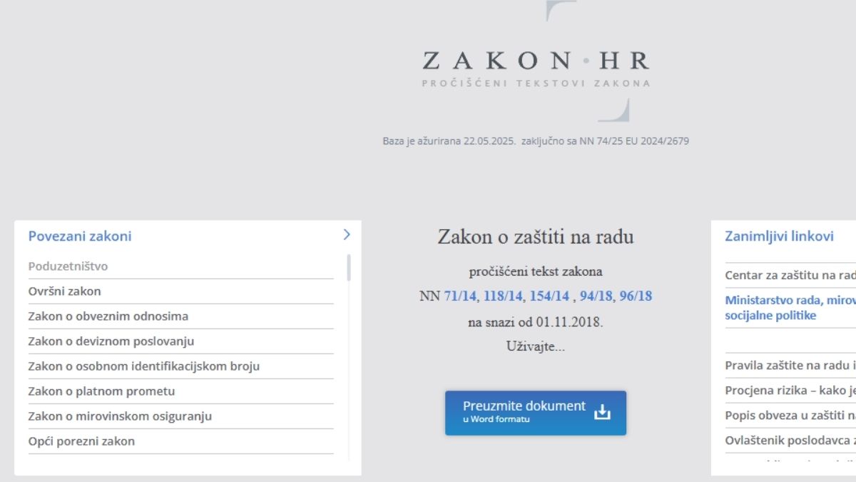 Zakon o zaštiti na radu
