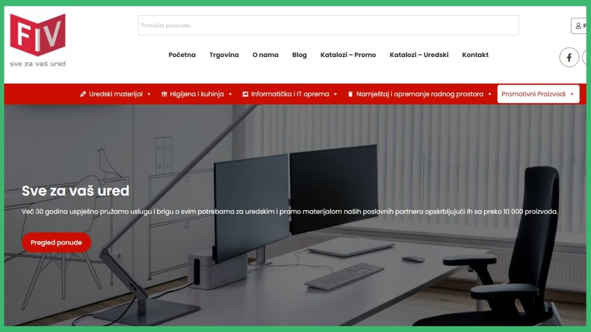 Dostavljač, vozač, uredska oprema, web shop