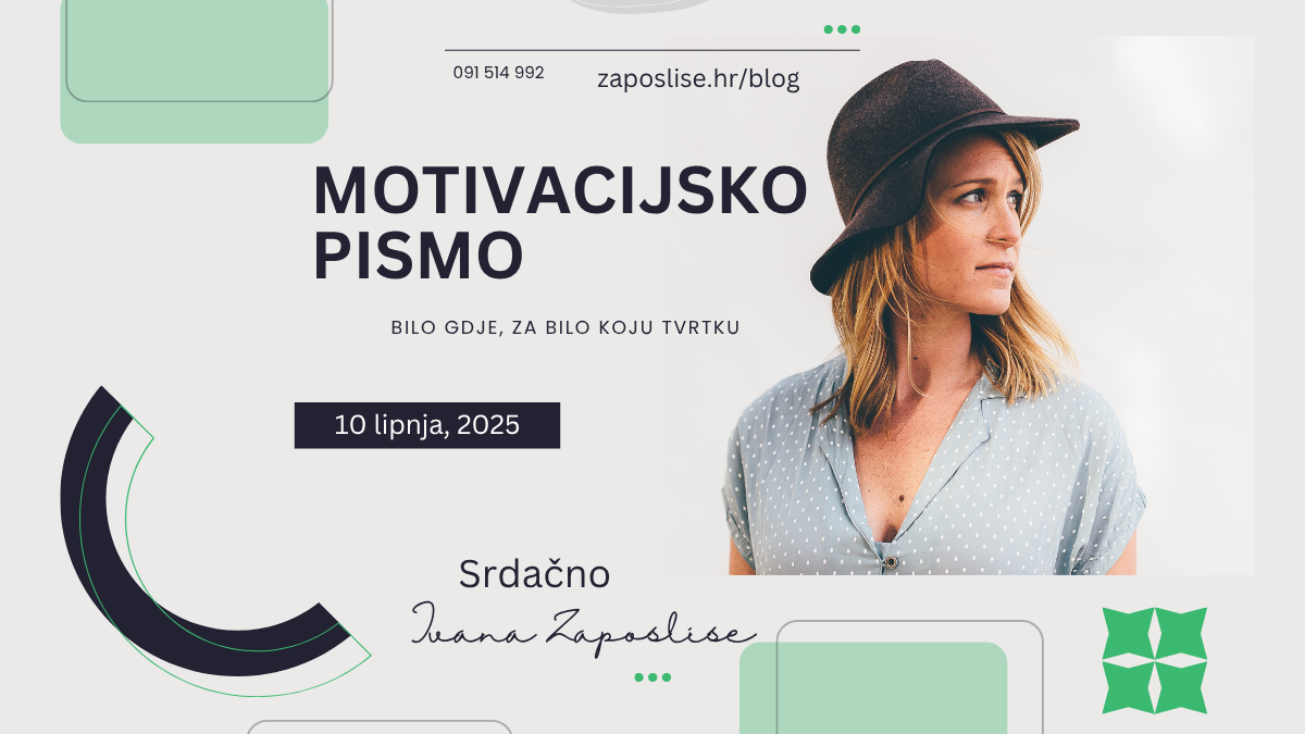 Motivacijsko pismo opće namjene (uključen predložak)