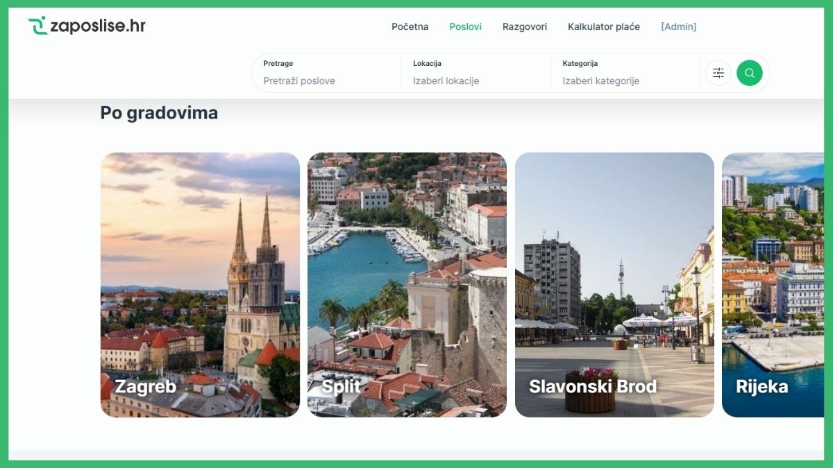 Posao, Split