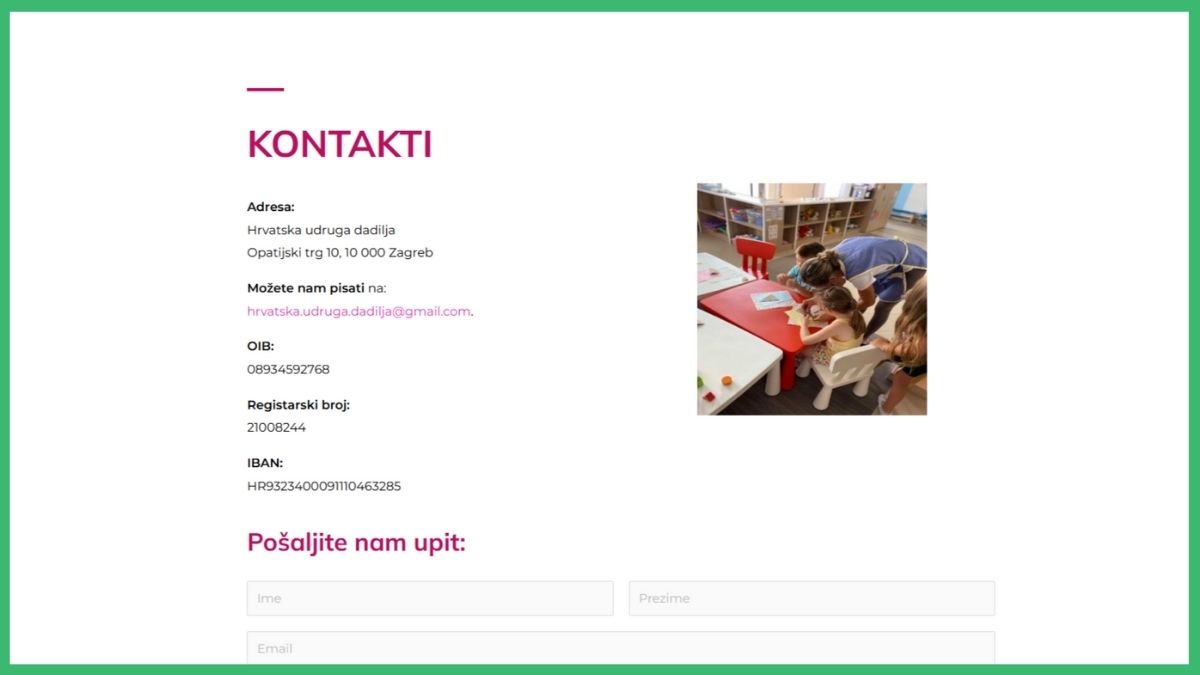 Kontakt podaci