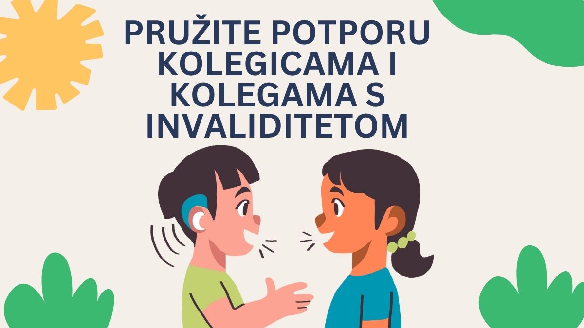 Potpora kolegicama i kolegama s invaliditetom