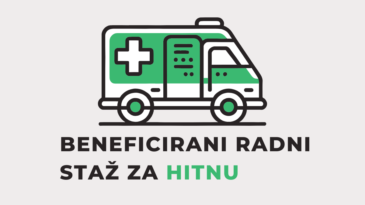 Hitna medicina traži beneficirani radni staž