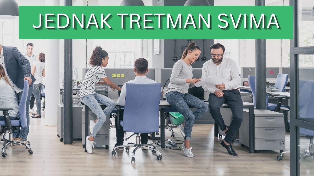Jednak tretman svim stranaka, ured, zaposlenici, stranke