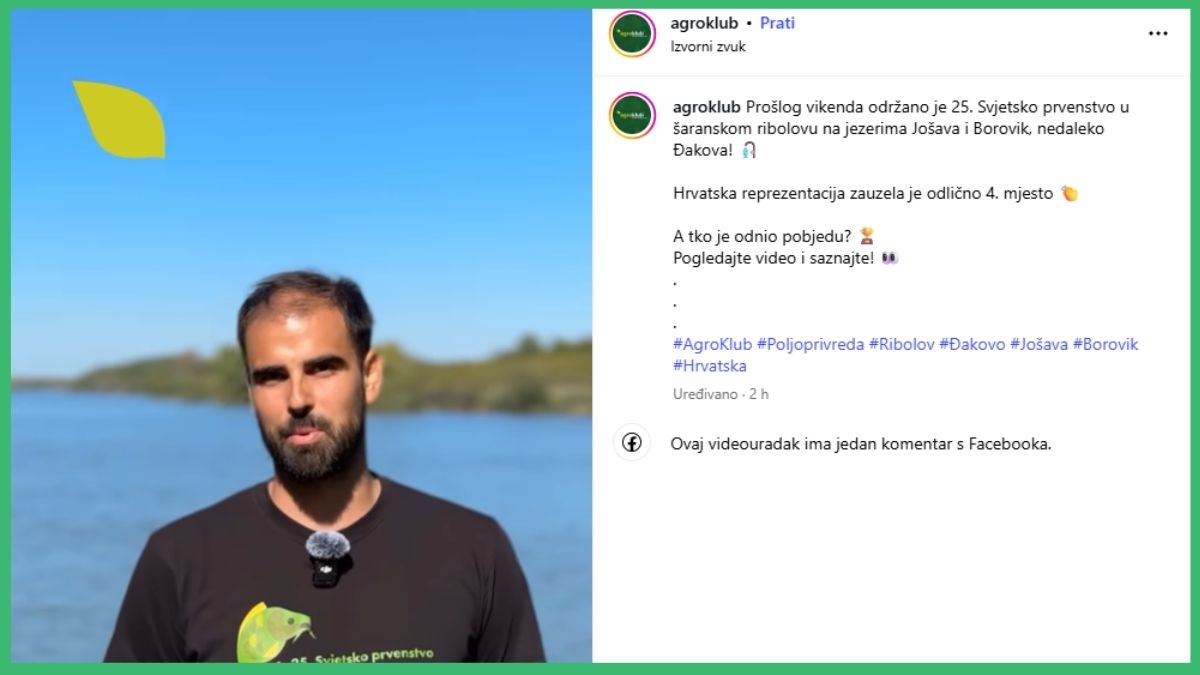 Agroklub Instagram novinar