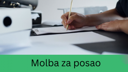 primjer molbe za posao, molba za posao, kako napisati molbu za posao