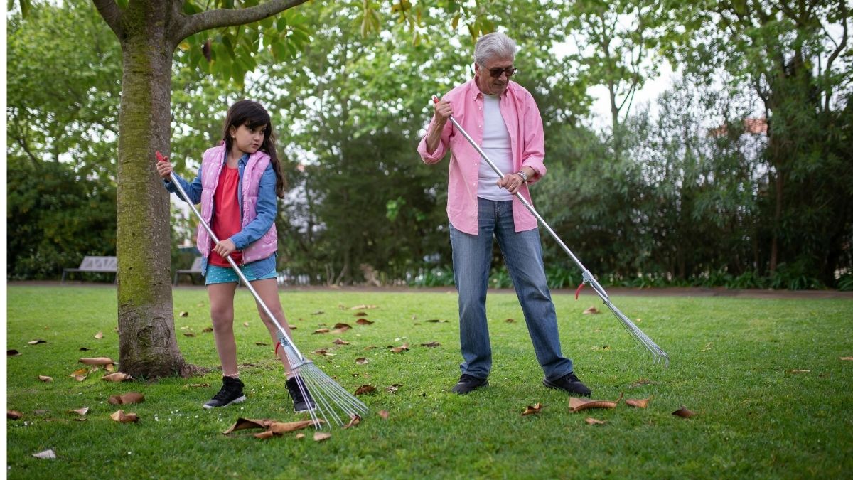 Grabljanje lišća, čišćenje, obitelj Pexels