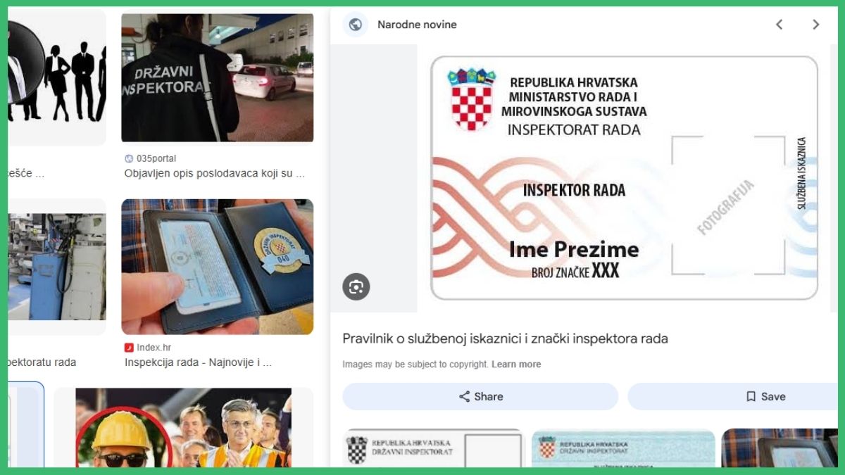Inspektorat rada, Google