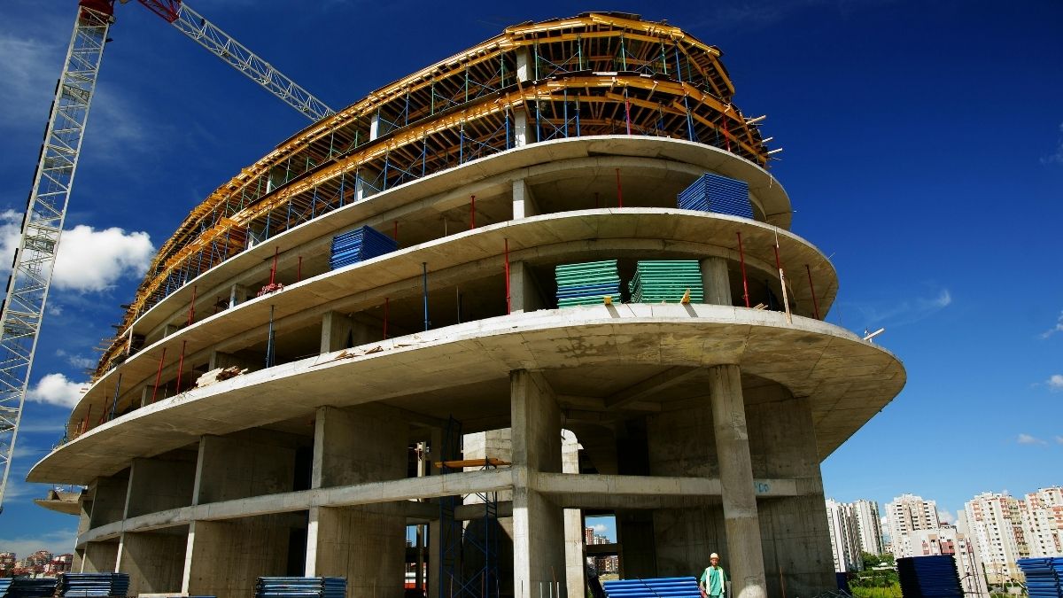 Gradnja zgrade, dizalica Pexels