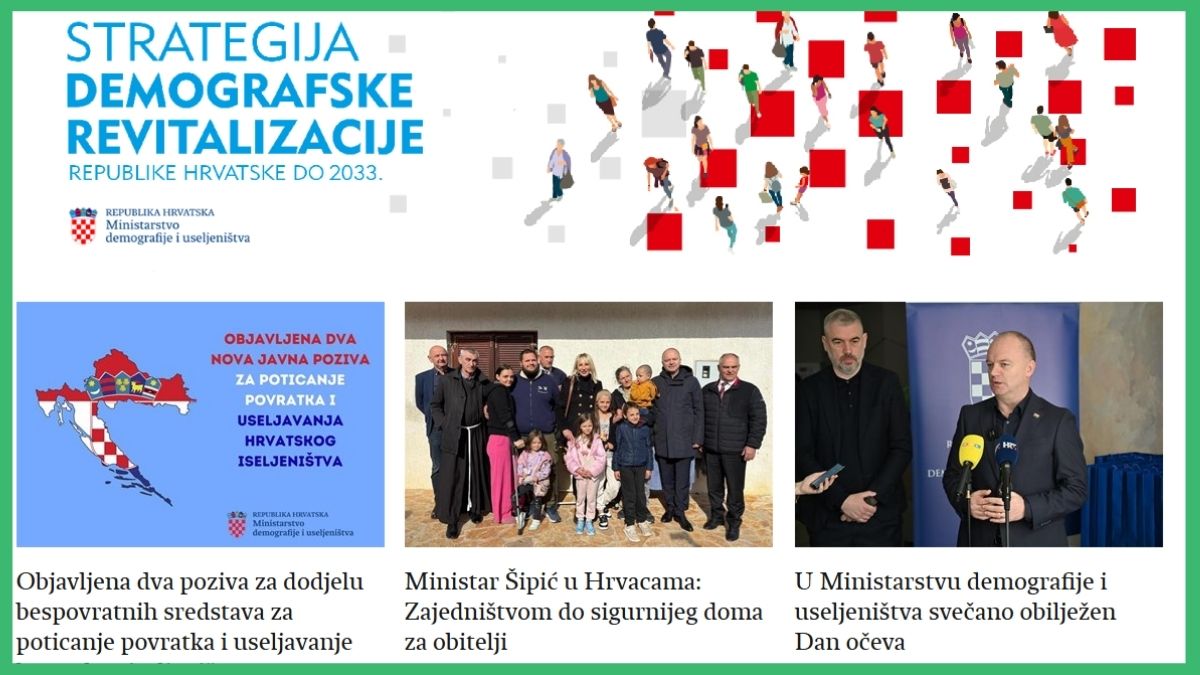 Ministarstvo demografije i useljeništva, Dan očeva, demografija; Izvor: https://mdu.gov.hr/