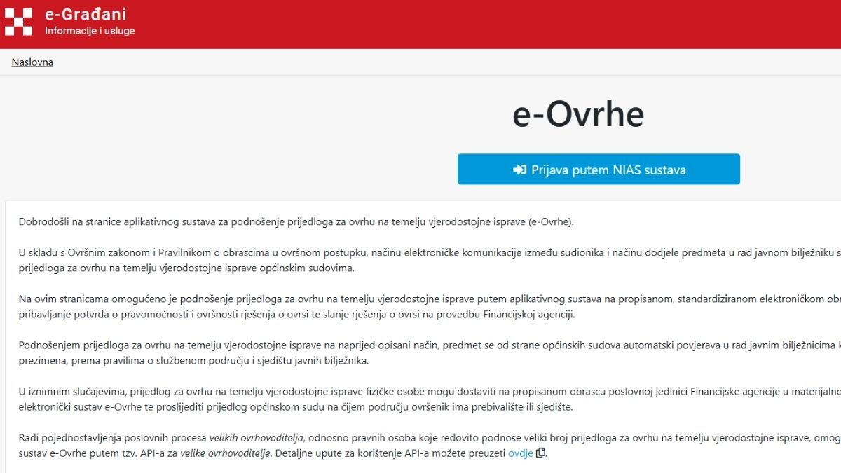 e-ovrhe, e-građani https://e-ovrhe.pravosudje.hr/