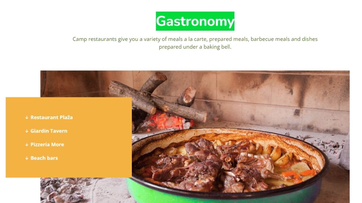 Straško, Hadria, gastronomija
