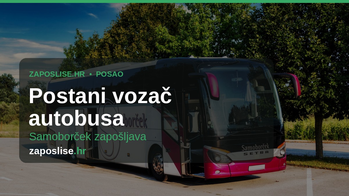 Samoborček, vozač autobusa