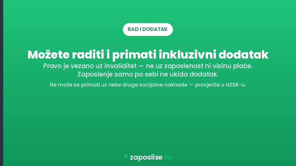 Zaposlenost, socijalna naknada