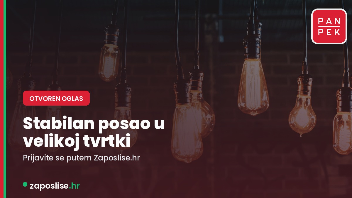 Oglas za posao, Pan-pek, električar