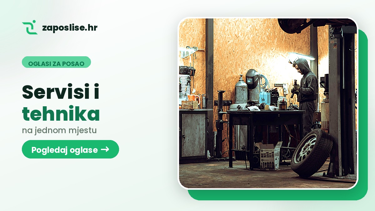 Serviser, oglas za posao, Unsplash