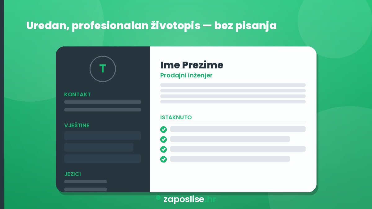 Primjer životopisa
