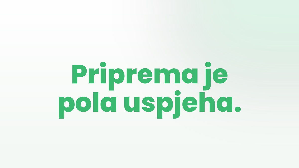 Priprema za razgovor