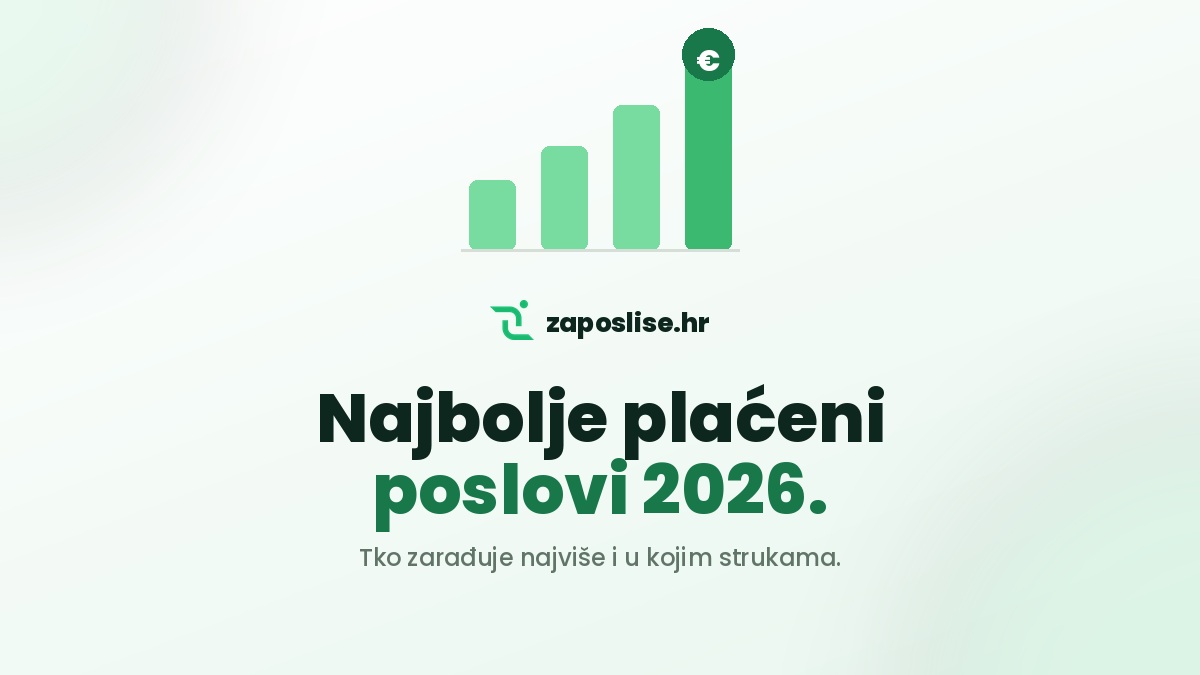 Najbolje plaćeni poslovi u Hrvatskoj u 2026.